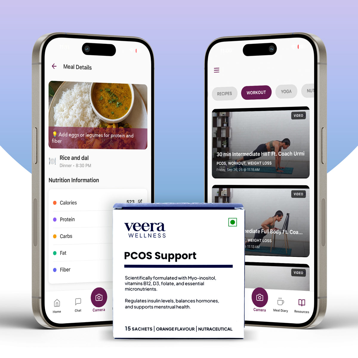 PCOS Supplement with Dietician & AI App for 30 Days
