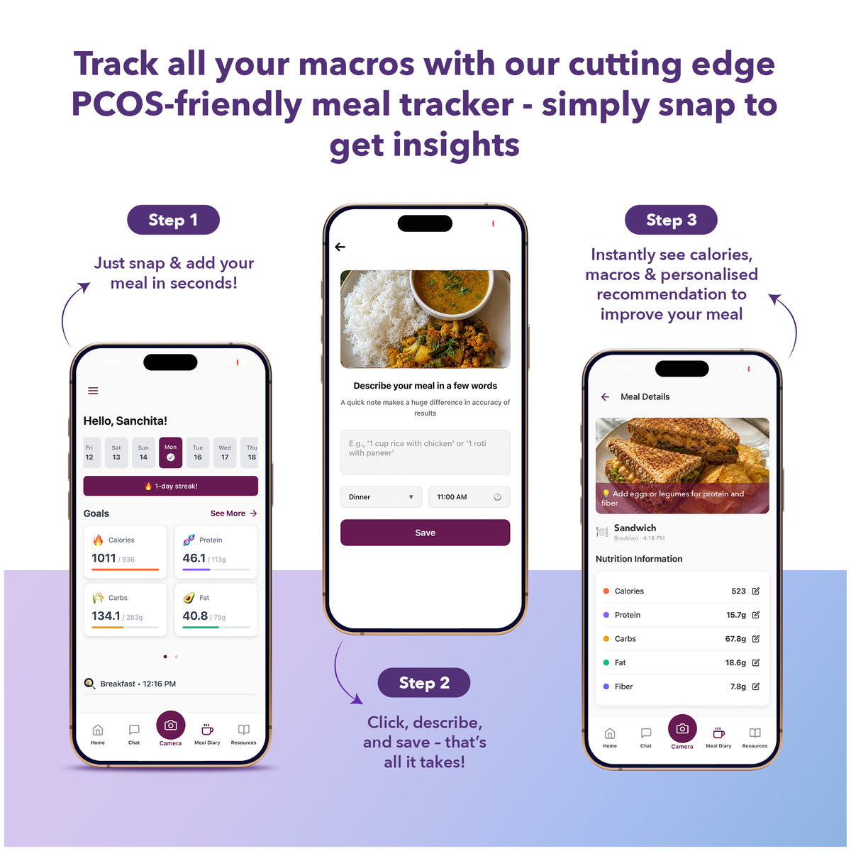 PCOS Supplement with Dietician & AI App for 30 Days