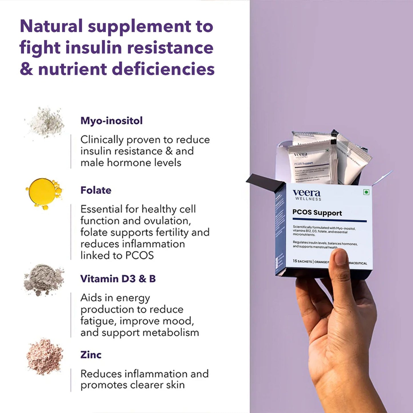 30-Day PCOS Supplement with Dietician & App