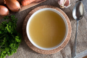 garlic broth